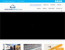 Tablet Screenshot of dhruvanshigroup.com